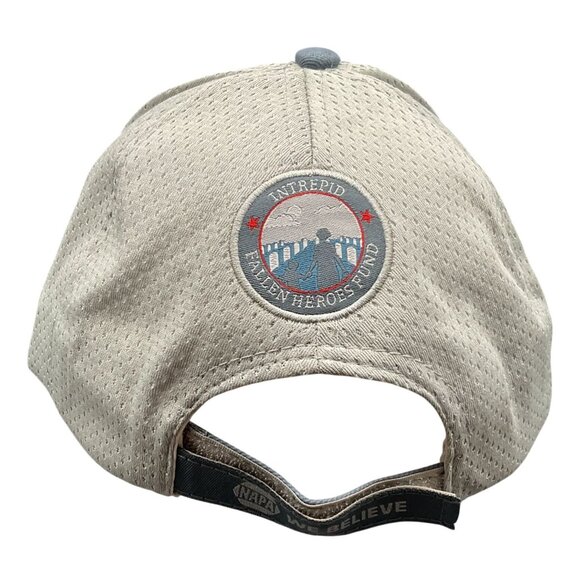 NWOT USA Intrepid Fallen Heroes Fund Baseball Cap Adjustable Unisex Blue Grey - Picture 3 of 5